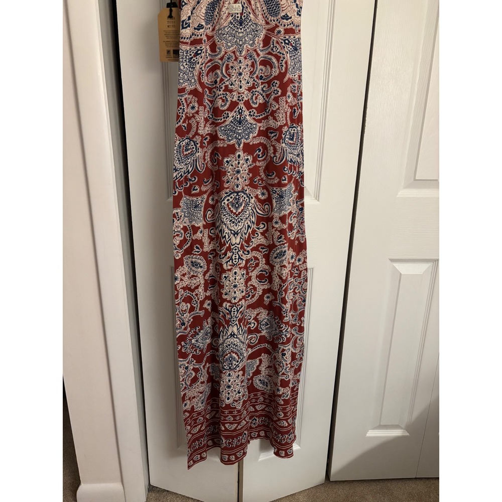 Billabong Love Long Last Maxi Dress Size M NWT Burnt Helena Boho Print MSRP $70 - Picture 9 of 11